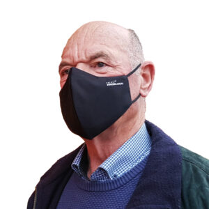 HeiQ Viroblock Maske Schwarz (2 Stück)