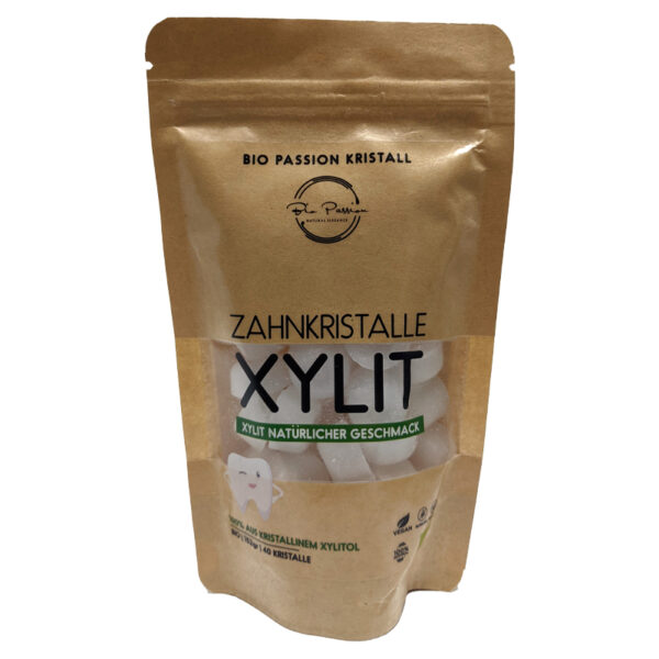 Zahnkristalle aus Xylit & natürlicher Geschmack von Bio Passion Kristall - 152g